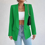 Alina | Blazer Damen Elegant Langarm Offene Front