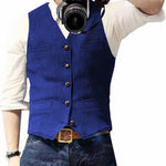 Andri | Gilet Herren Elegant Geknöpft Slim Fit