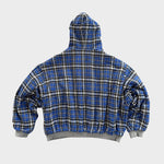 Andri | Wendbarer Oversize Hoodie Herren Kapuze Reissverschluss Karofutter