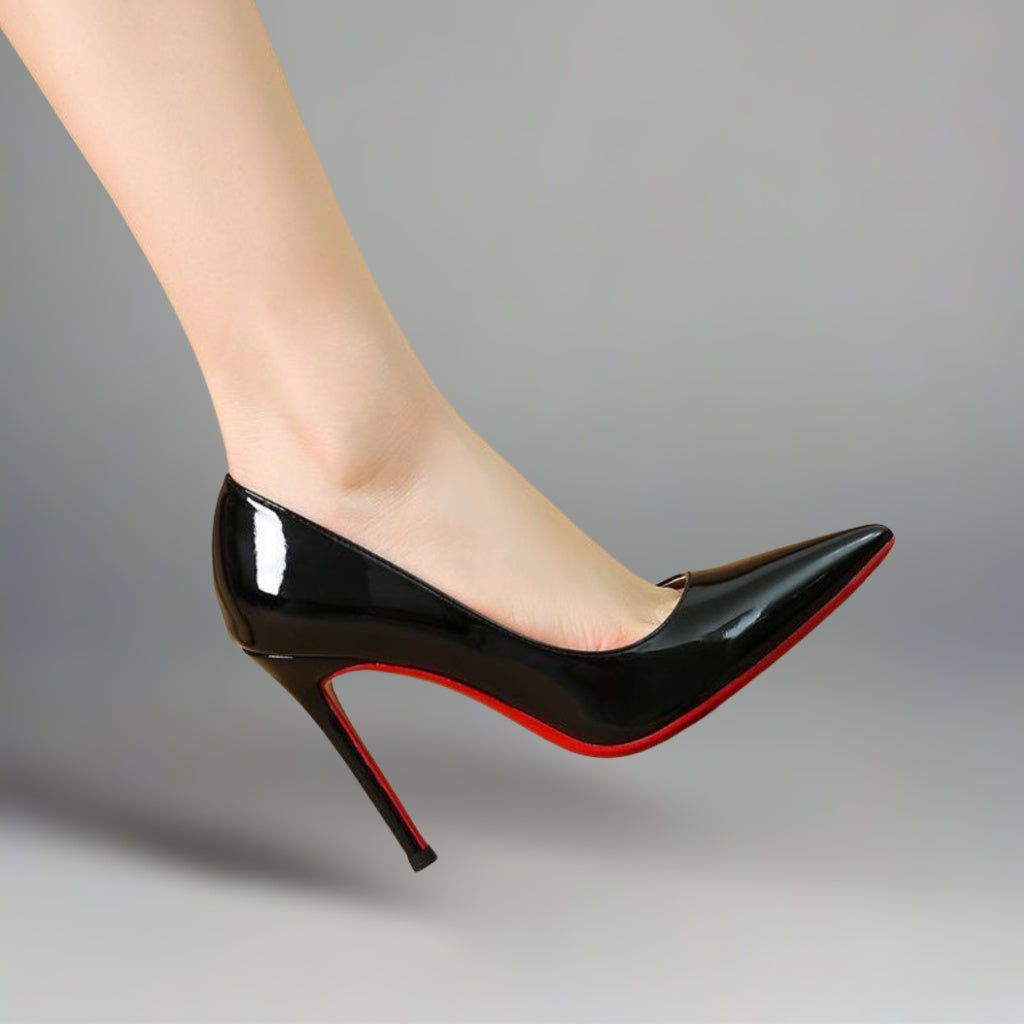 Antonia | High Heels Pumps Damen Lackleder Spitze