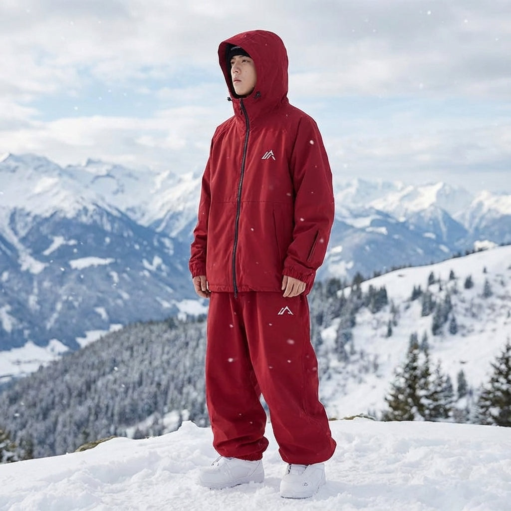 Ariane | Skianzug Zweiteilig mit Kapuze Damen Jacke und Hose Lockere Passform