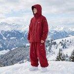 Ariane | Skianzug Zweiteilig mit Kapuze Damen Jacke und Hose Lockere Passform