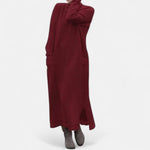 Ariane | Strickkleid Maxi Damen Rollkragen Langarm Oversized