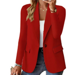 Carla | Blazer Damen Einknopf Langarm Tailliert