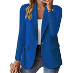 Carla | Blazer Damen Einknopf Langarm Tailliert