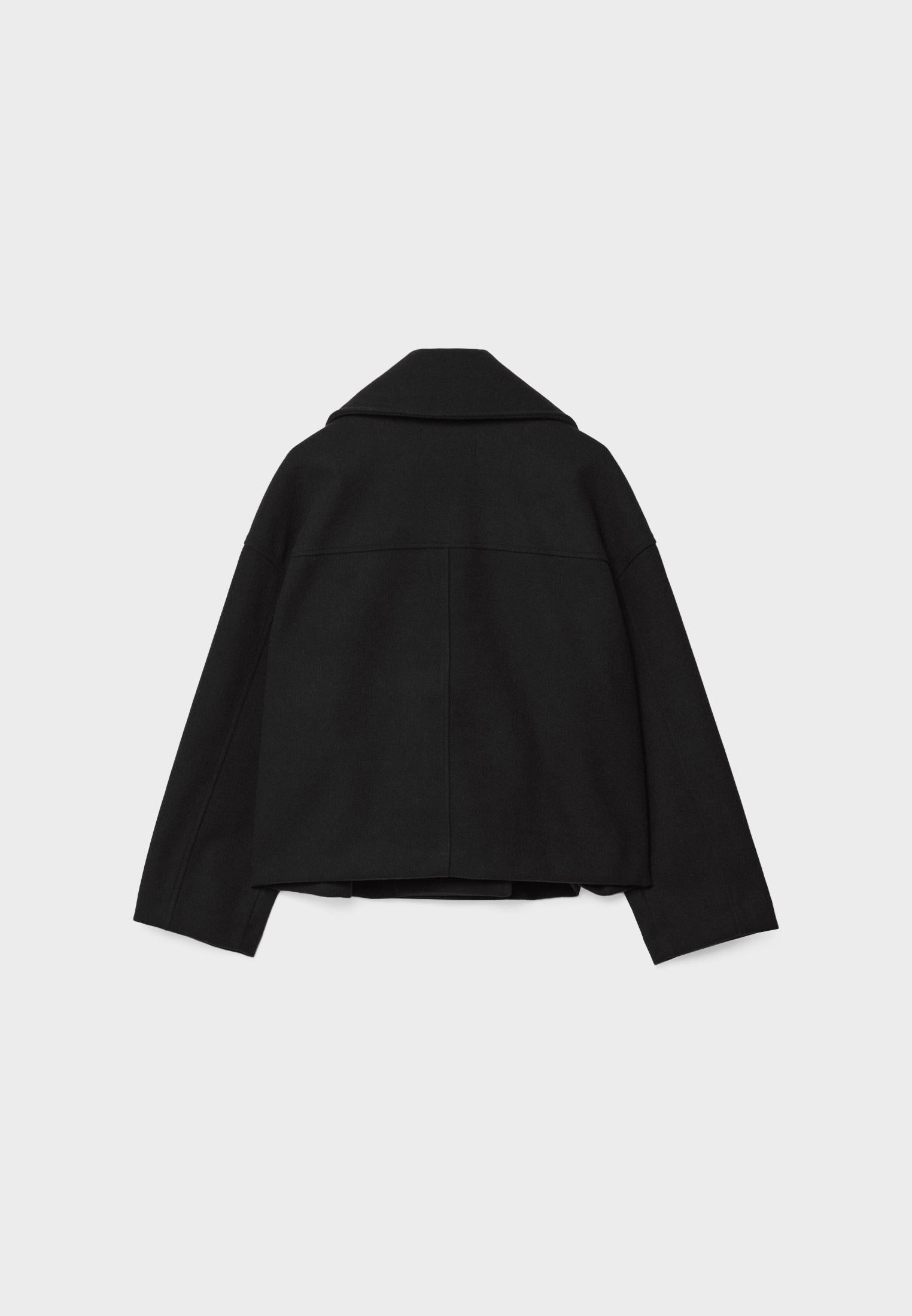 Clara | Wolljacke Kurz Damen Zweireihig Oversized