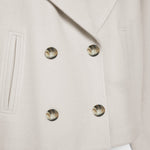 Clara | Wolljacke Kurz Damen Zweireihig Oversized