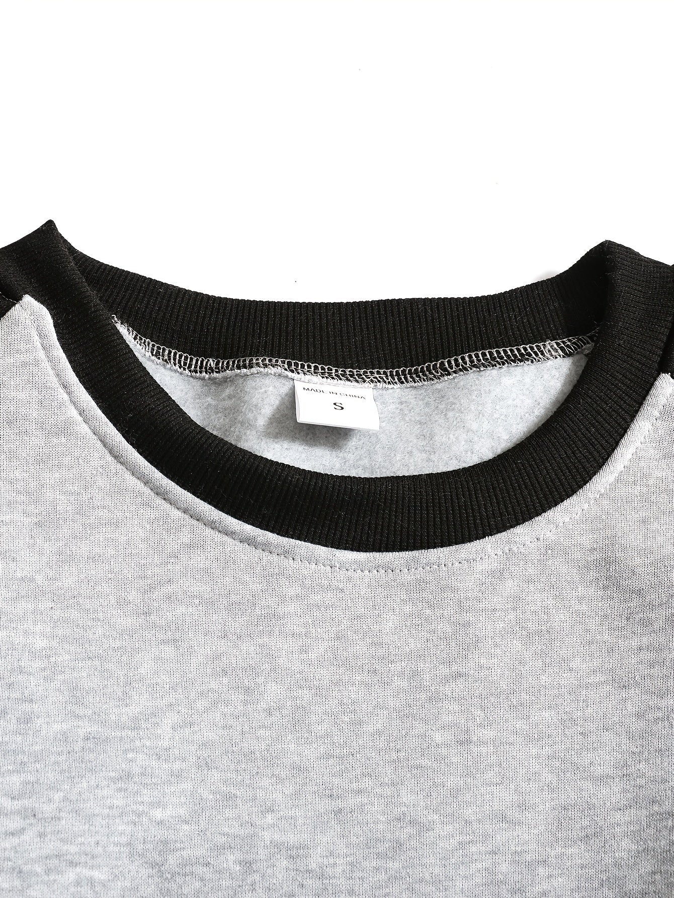 Curdin | Sweatshirt Rundhals Herren Raglanärmel Rippbündchen