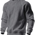 Curdin | Sweatshirt Rundhals Herren Raglanärmel Rippbündchen