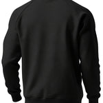 Curdin | Sweatshirt Rundhals Herren Raglanärmel Rippbündchen