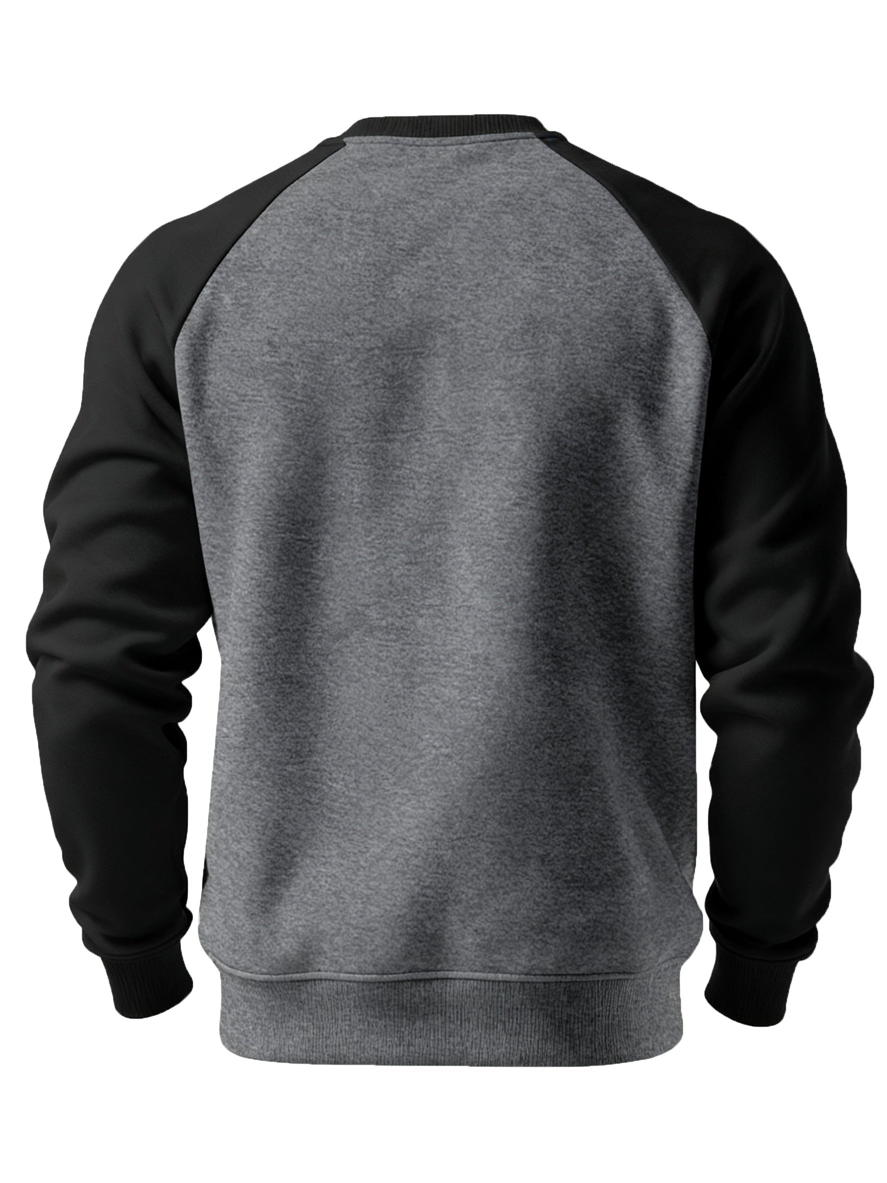 Curdin | Sweatshirt Rundhals Herren Raglanärmel Rippbündchen