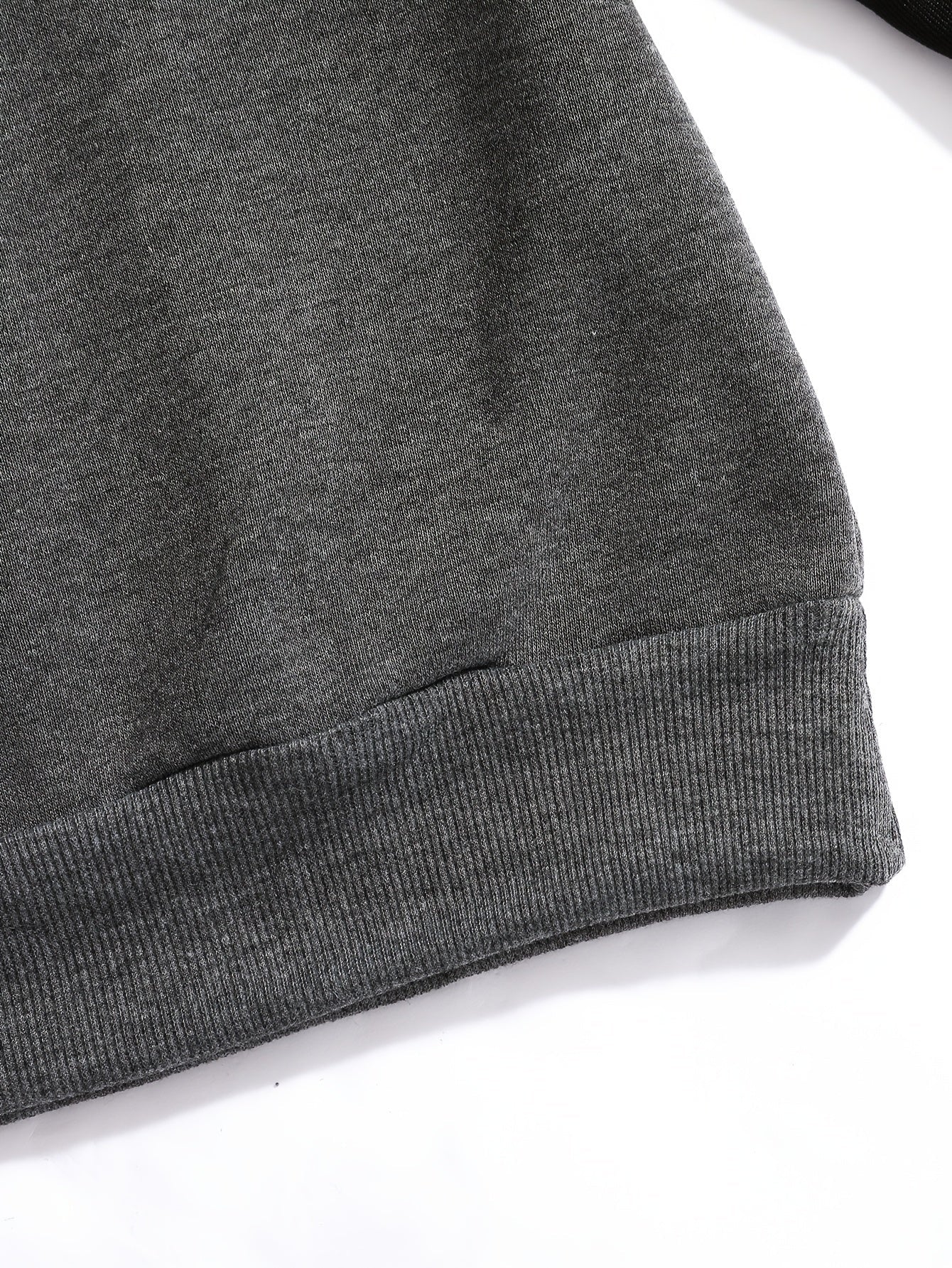 Curdin | Sweatshirt Rundhals Herren Raglanärmel Rippbündchen