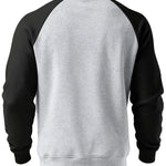 Curdin | Sweatshirt Rundhals Herren Raglanärmel Rippbündchen