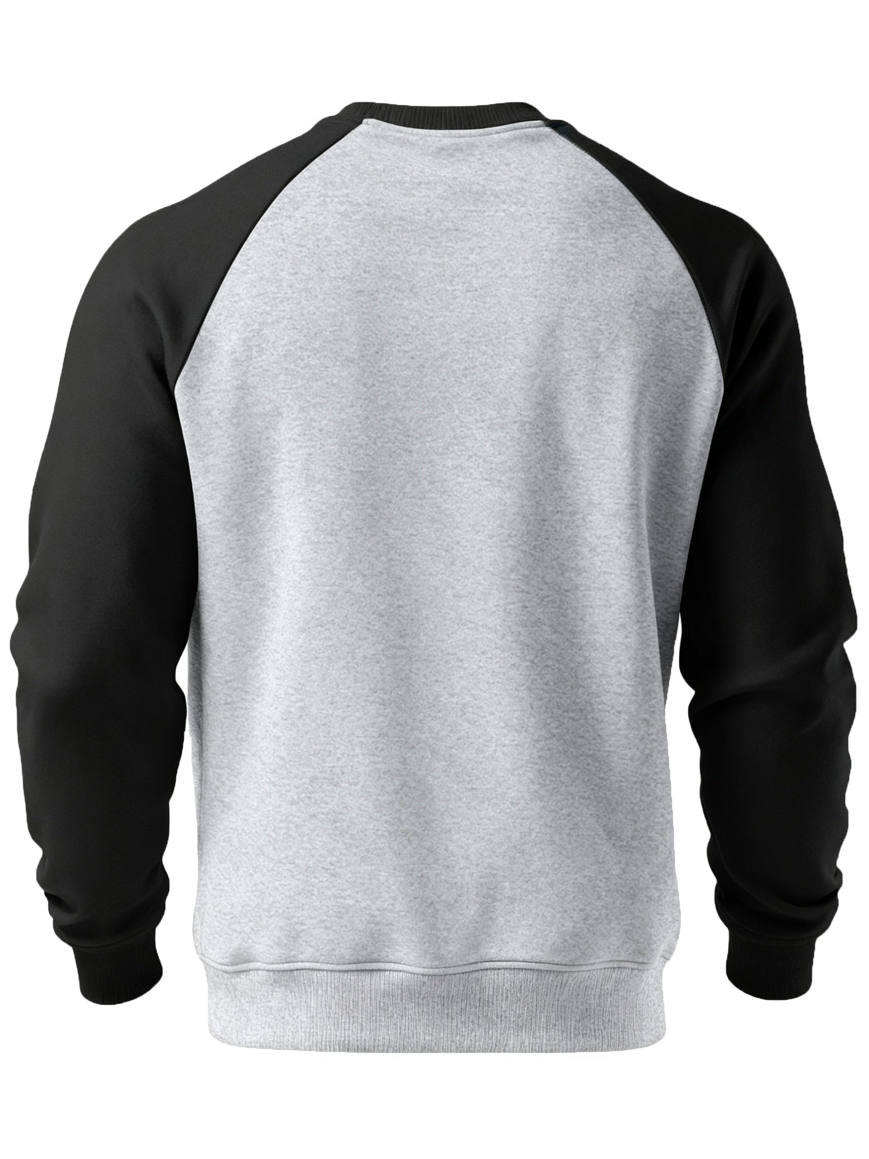 Curdin | Sweatshirt Rundhals Herren Raglanärmel Rippbündchen