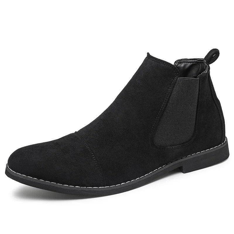 Cyrill | Chelsea Boots aus Wildleder Stiefel Herren mit Zehenkappe