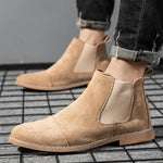 Cyrill | Chelsea Boots aus Wildleder Stiefel Herren mit Zehenkappe