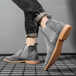 Cyrill | Chelsea Boots aus Wildleder Stiefel Herren mit Zehenkappe