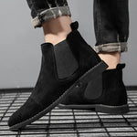 Cyrill | Chelsea Boots aus Wildleder Stiefel Herren mit Zehenkappe