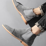 Cyrill | Chelsea Boots aus Wildleder Stiefel Herren mit Zehenkappe