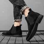 Cyrill | Chelsea Boots aus Wildleder Stiefel Herren mit Zehenkappe