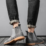 Cyrill | Chelsea Boots aus Wildleder Stiefel Herren mit Zehenkappe