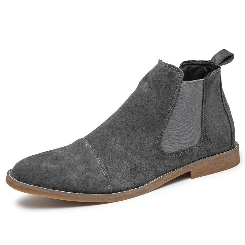 Cyrill | Chelsea Boots aus Wildleder Stiefel Herren mit Zehenkappe