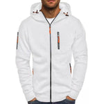 Dario | Hoodie Herren mit Reissverschluss Kapuze und Kordelzug Polyester