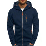 Dario | Hoodie Herren mit Reissverschluss Kapuze und Kordelzug Polyester