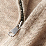 Dominic | Hoodie Herren Half-Zip Pullover Strickfleece