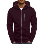 Elias | Anorak Fleecejacke Herren mit Kapuze Reissverschluss