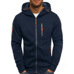 Elias | Anorak Fleecejacke Herren mit Kapuze Reissverschluss