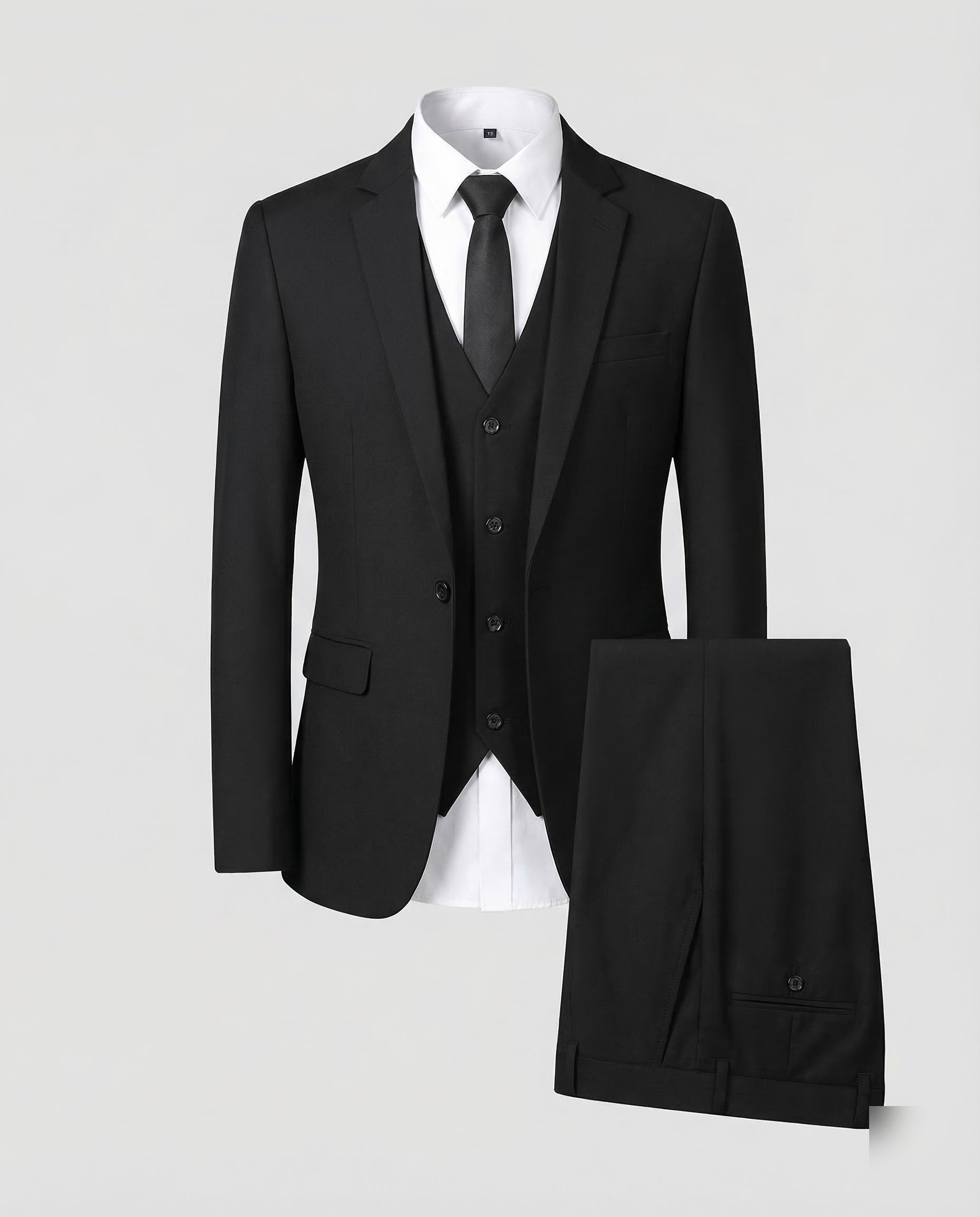 Elias | Anzug Slim Fit Herren Dreiteiler mit Weste