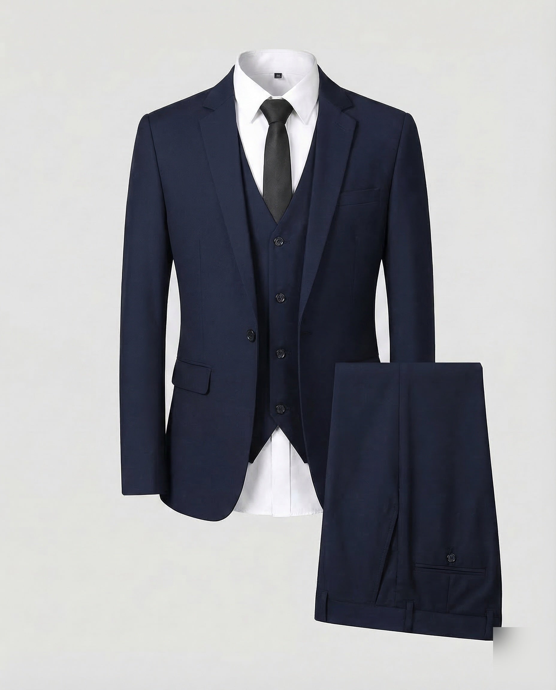 Elias | Anzug Slim Fit Herren Dreiteiler mit Weste