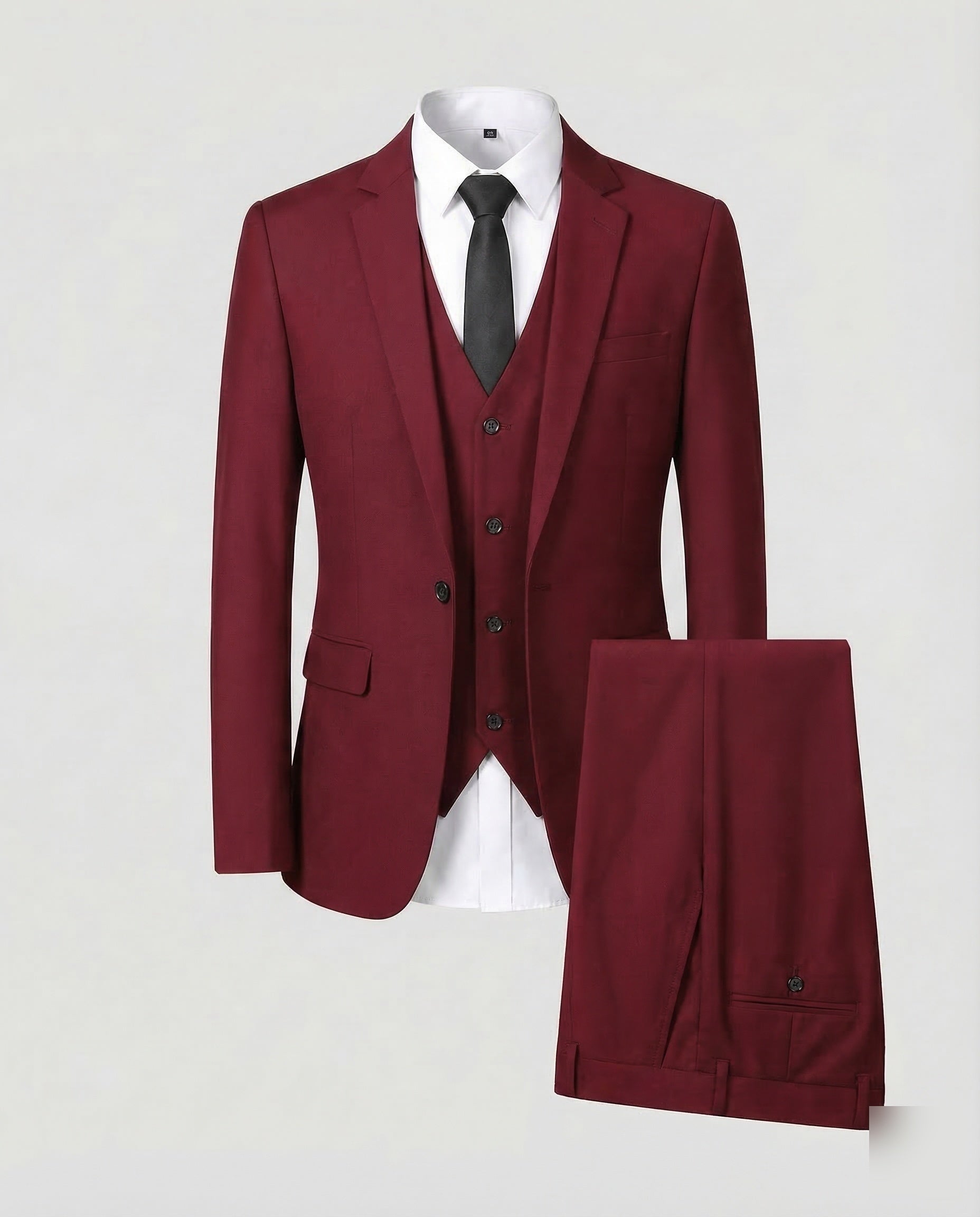 Elias | Anzug Slim Fit Herren Dreiteiler mit Weste