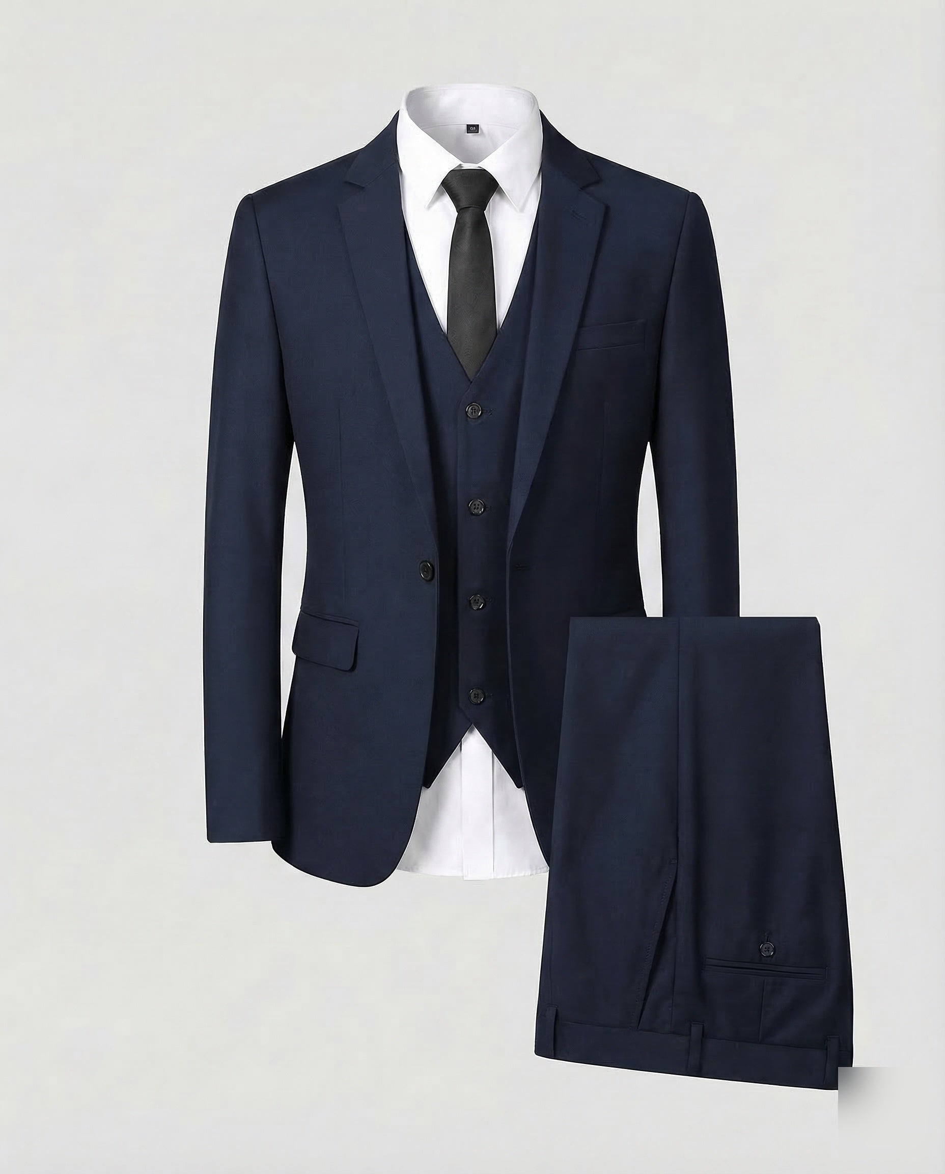 Elias | Anzug Slim Fit Herren Dreiteiler mit Weste
