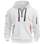 Elias | Hoodie Herren Quarter-Zip mit Reissverschlusstaschen