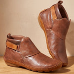 Estelle | Orthopädische Stiefeletten Damen Slip-On Flach mit Riemen
