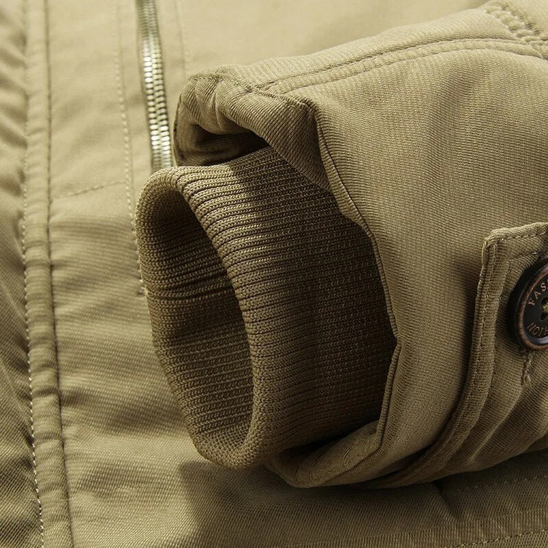 Felix | Parka Herren Gefüttert mit Fleece-Innenfutter Kapuze