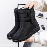 Fiona | Schneestiefel Damen Wasserdicht Winterstiefel Gefüttert