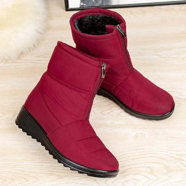 Fiona | Schneestiefel Damen Wasserdicht Winterstiefel Gefüttert