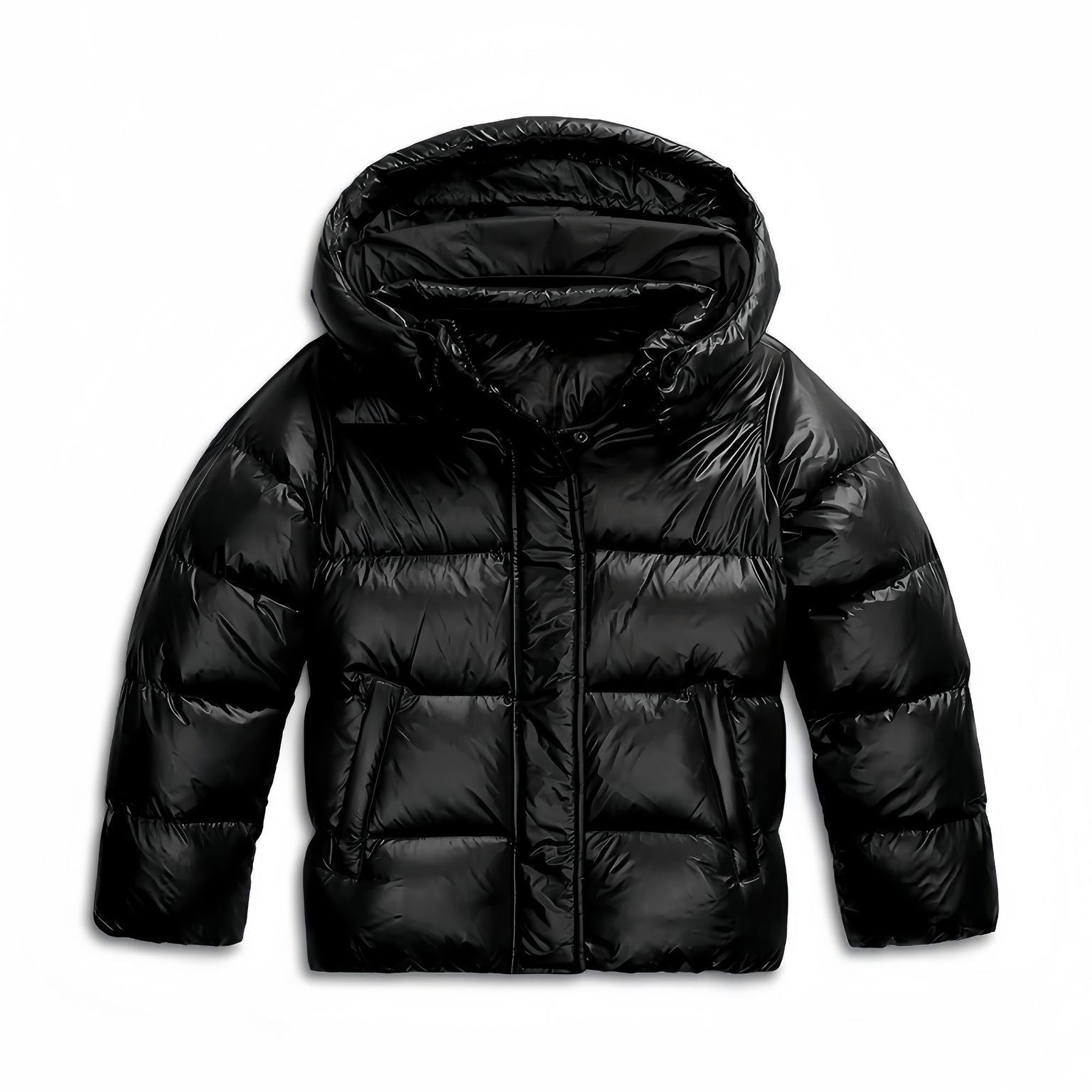 Fiona | Winterjacke mit Kapuze Damen Gesteppt Kurzer Schnitt