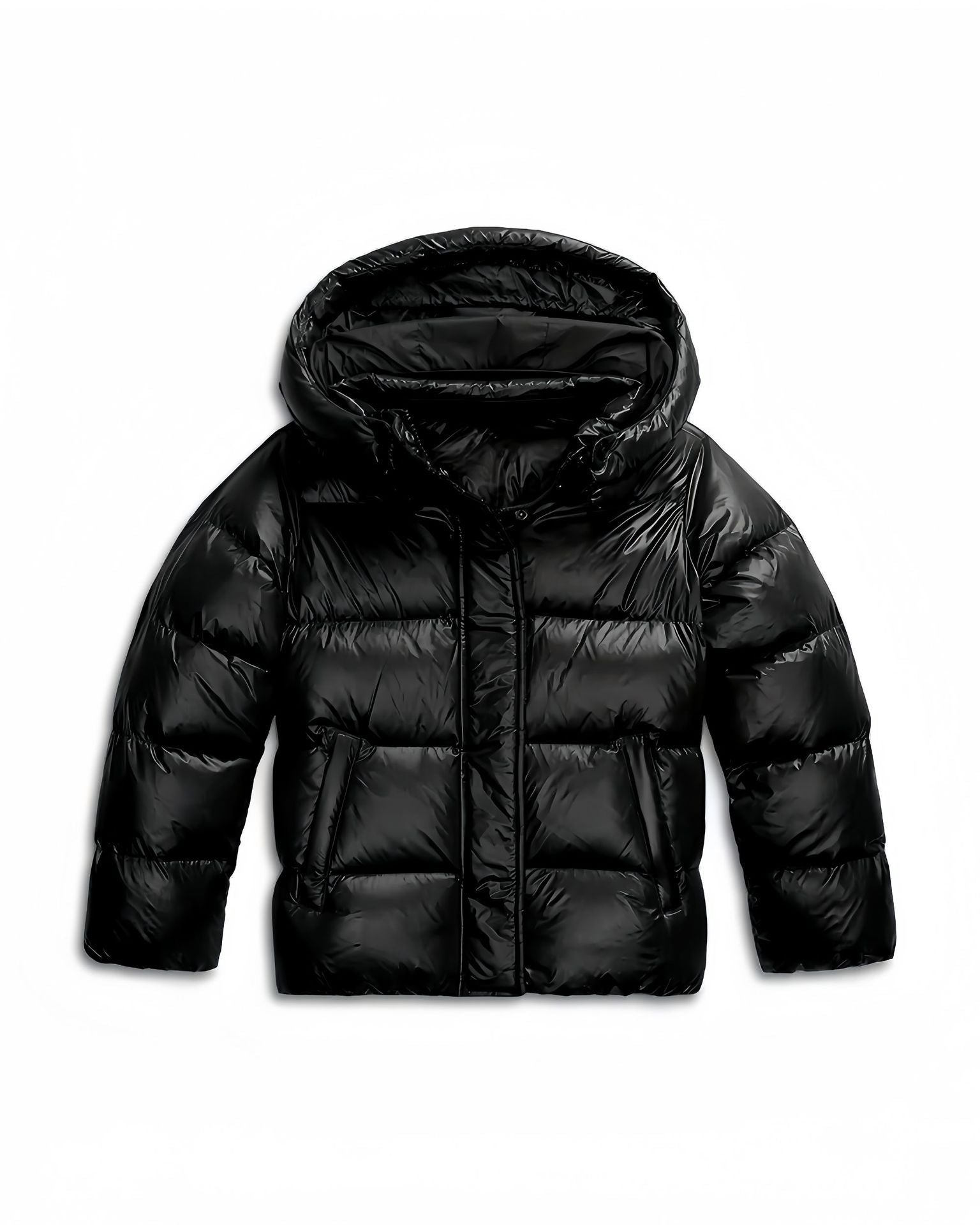 Fiona | Winterjacke mit Kapuze Damen Gesteppt Kurzer Schnitt