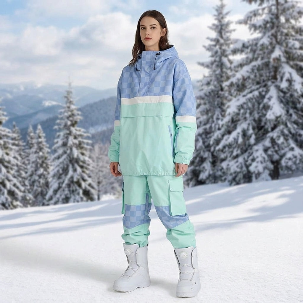 Fiona | Zweiteiliger Skianzug mit Kapuzen-Anorak und Cargohose Damen