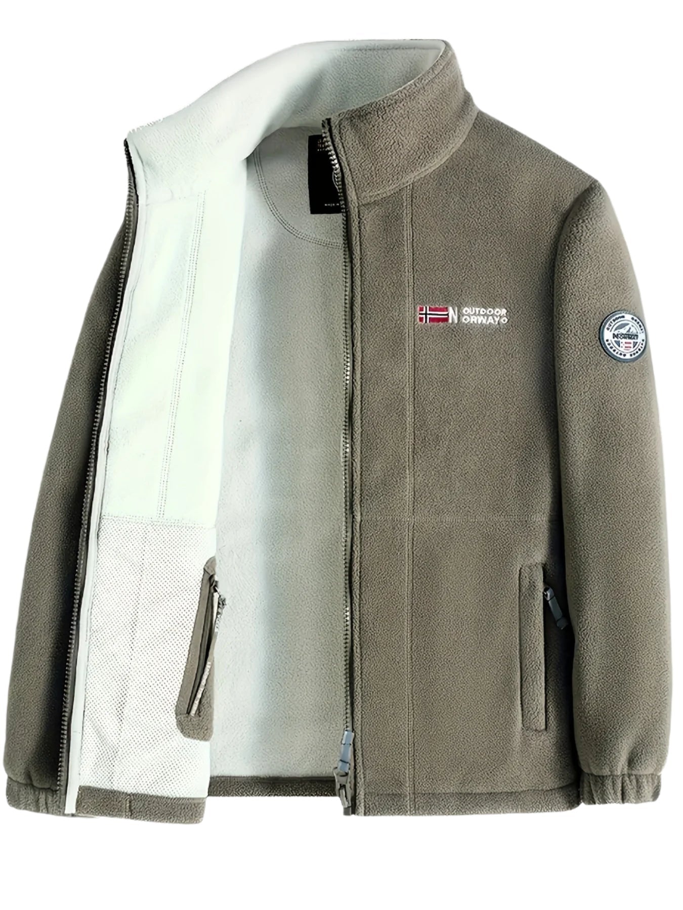 Florian | Fleecejacke Herren Outdoor Stehkragen Reissverschluss