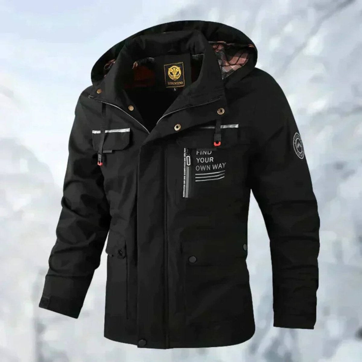 Florian | Regenjacke Herren Wasserdicht mit Kapuze Outdoor