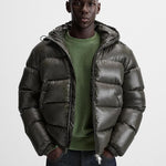 Flurin | Daunenjacke Herren mit Kapuze Gesteppt Oversized