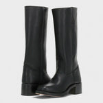 Gabriela | Cowboy Stiefel aus Leder Damen Hoher Schaft Blockabsatz