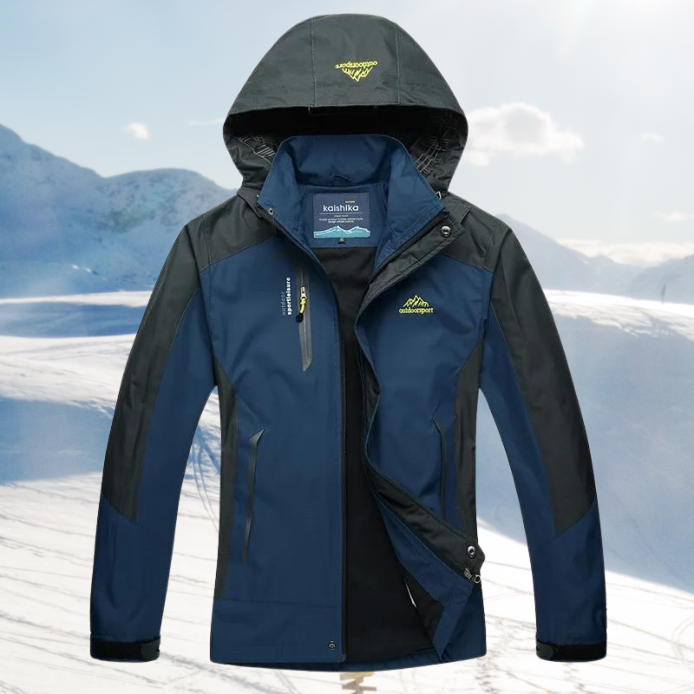 Gabriela | Outdoorjacke Damen mit Kapuze Wasserdicht Wanderjacke