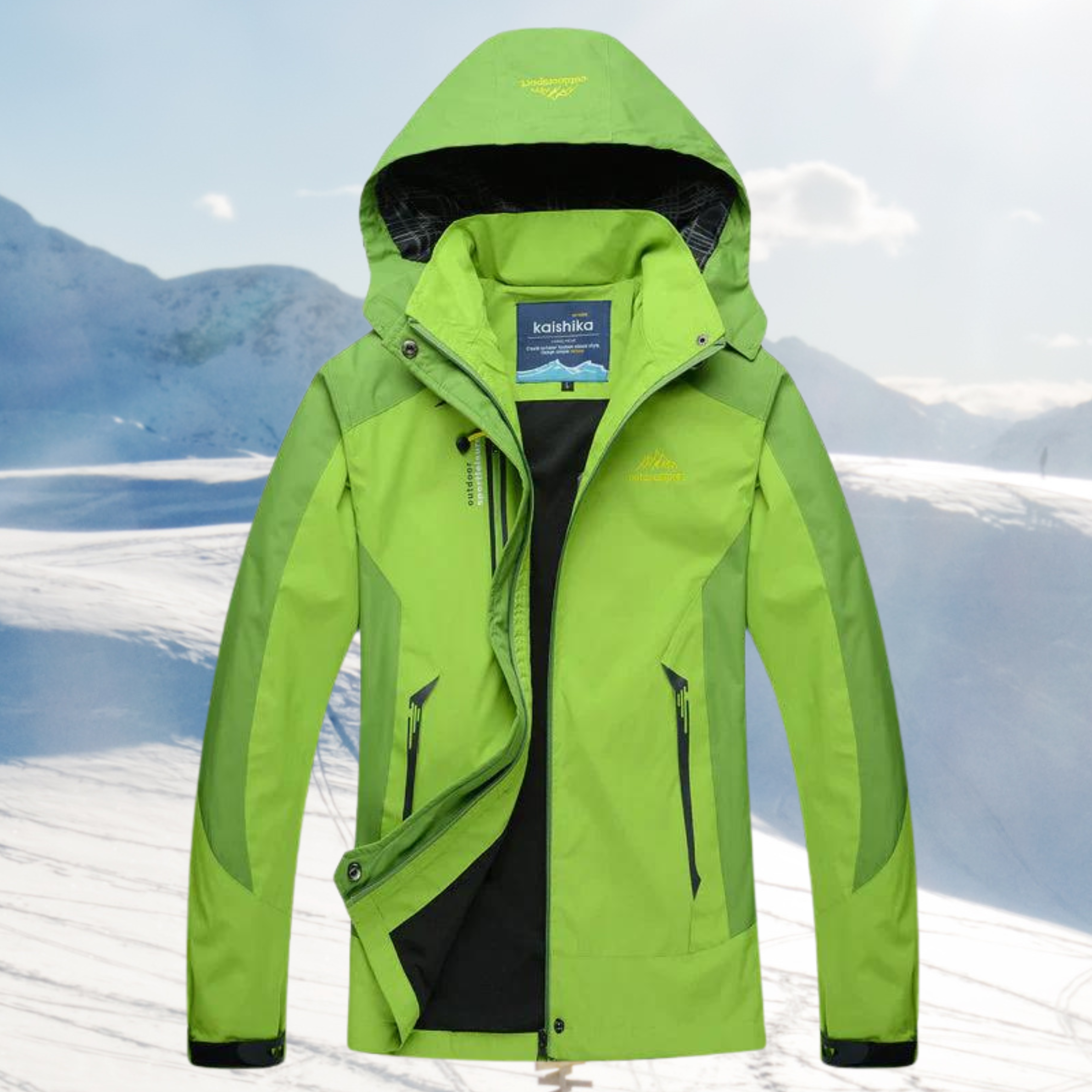 Gabriela | Outdoorjacke Damen mit Kapuze Wasserdicht Wanderjacke