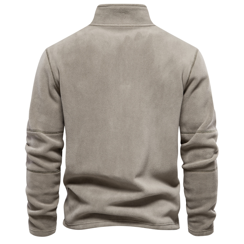 Gion | Sweatshirt mit Viertelreissverschluss Herren Stehkragen